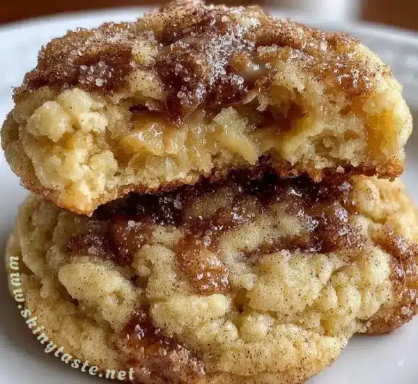 Delicious homemade Brown Sugar Cinnamon Butter Cookies on a plate