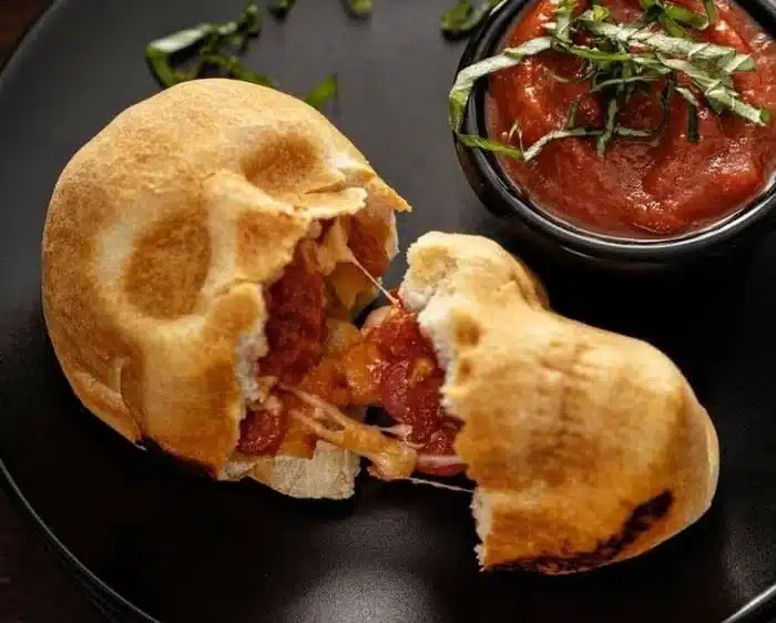 Cheesy Halloween Pizza Skulls