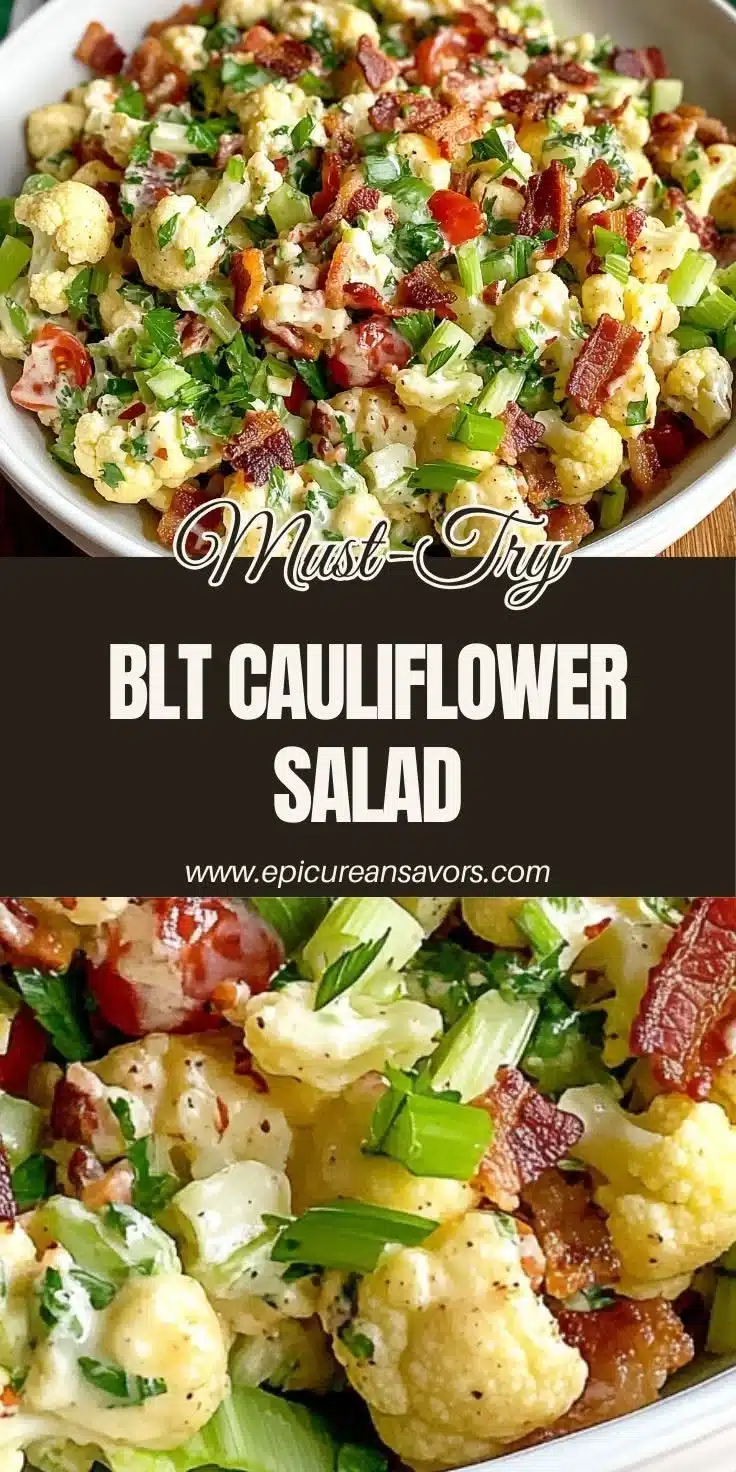 Keto for Beginners: BLT Cauliflower Salad – Easy Low-Carb Keto Side Dish Recipe