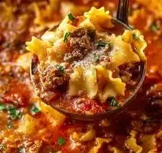 One Pot Lasagna Soup