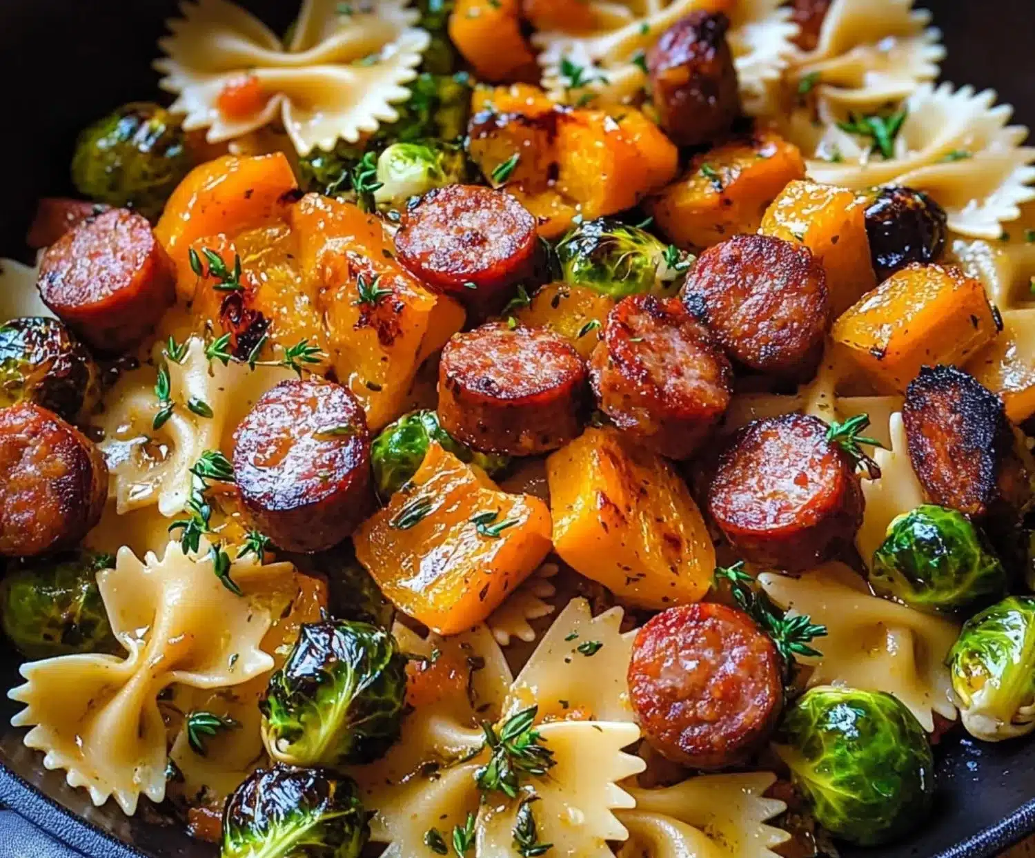 Quick & Delicious Autumn Sausage Pasta Squash Recipe for Fall