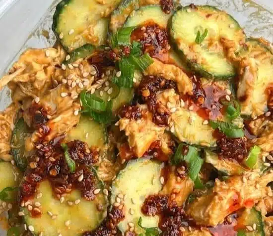 Thai Cucumber Salad with Chicken