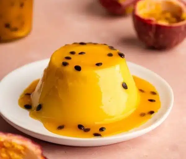Vegan Passionfruit Panna Cotta